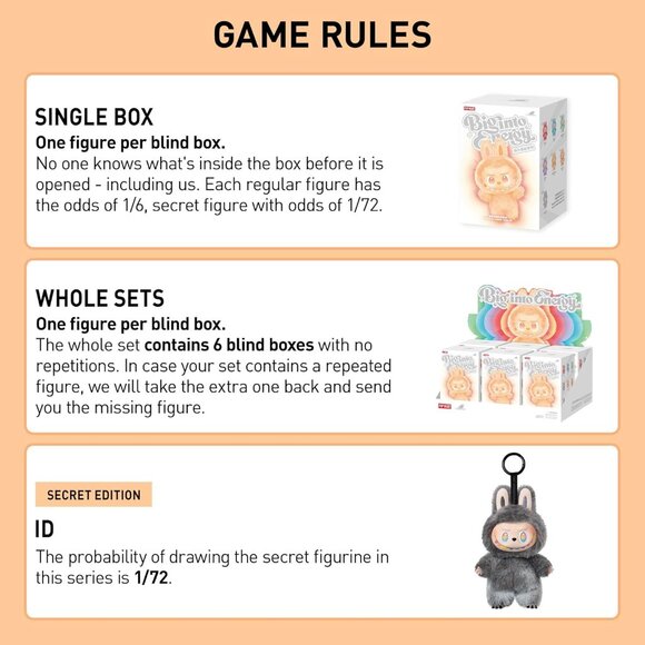 POP MART The Monsters Big into Energy Series-Vinyl Plush Pendant Blind Box, Blin - Picture 5 of 7